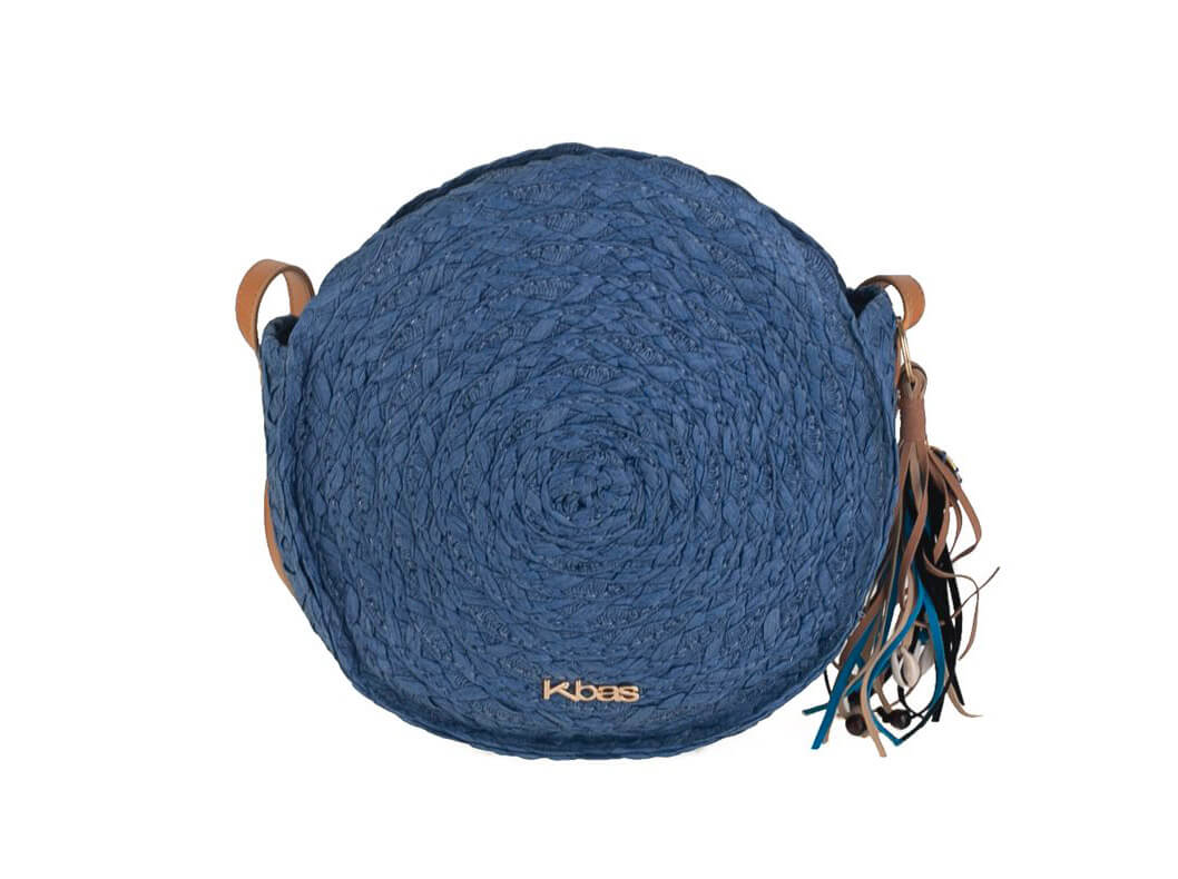 Bolso redondo rafia Kbas 2129 - Mochilas y