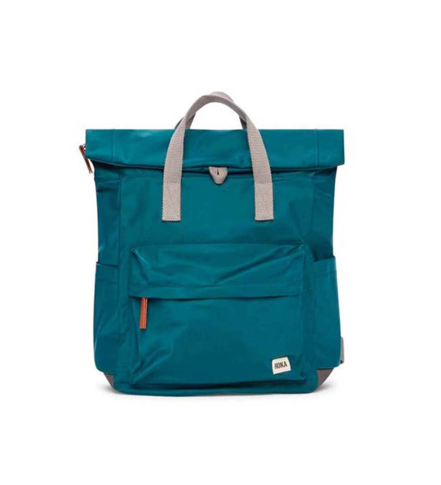 Mochila Roka London SOSTENIBLE Canfield B Small Teal