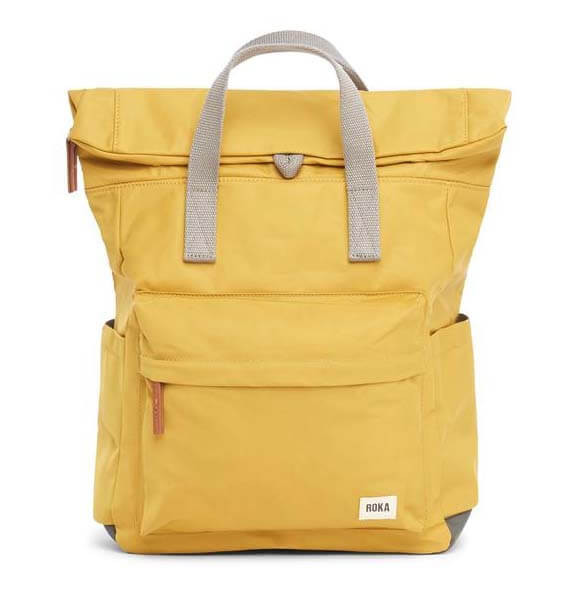 Mochila Roka London SOSTENIBLE Canfield B Medium Corn