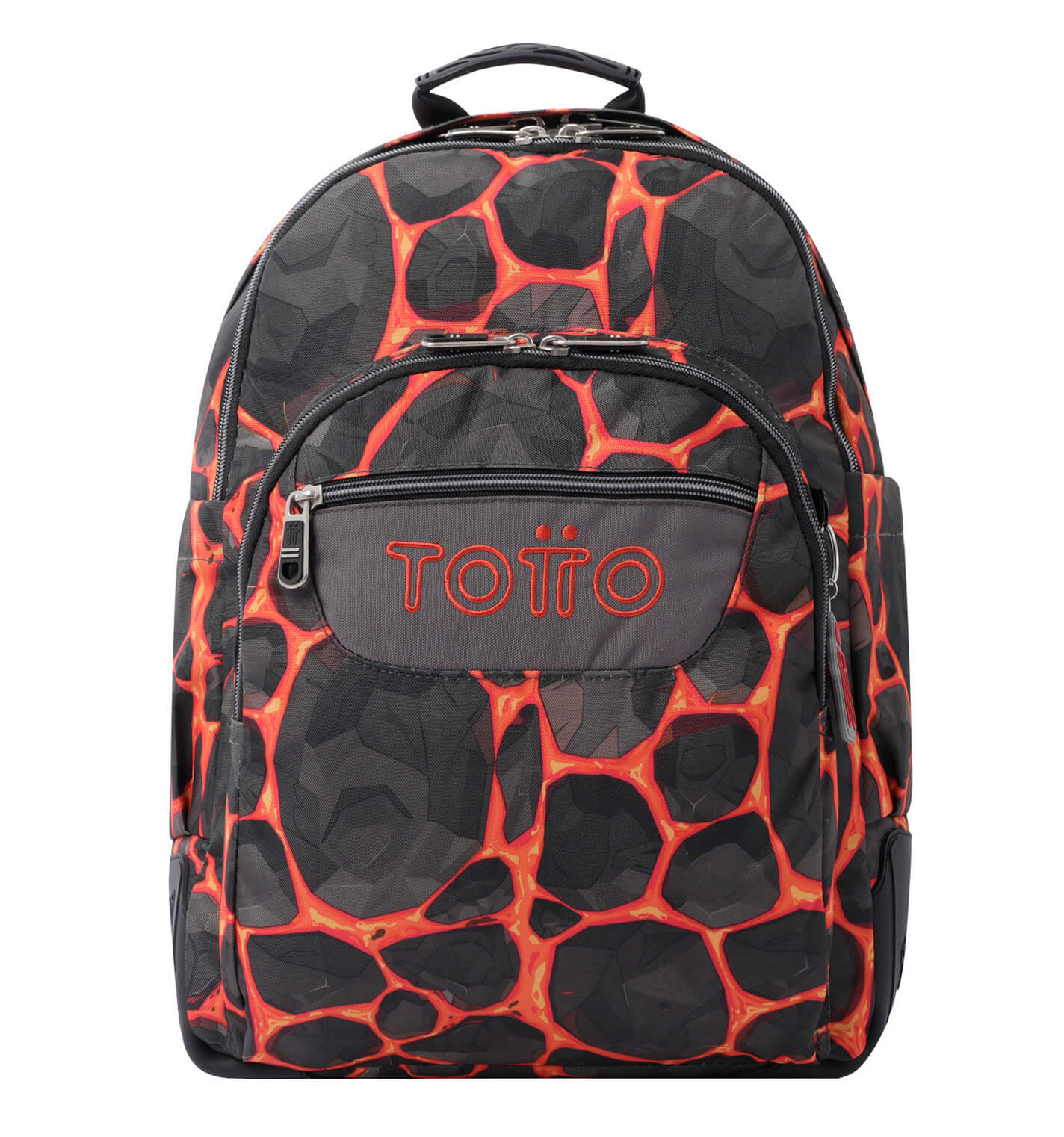 Mochila escolar CRAYOLES 6R3 Negro/Naranja Mochilas y Bolsos