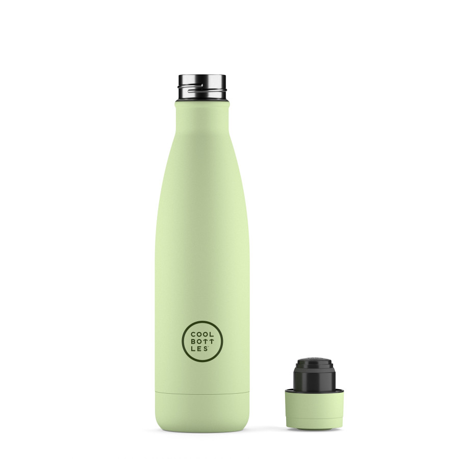 Botella de acero inoxidable COOL BOTTLES 500 ml Pastel Green - Imagen 2
