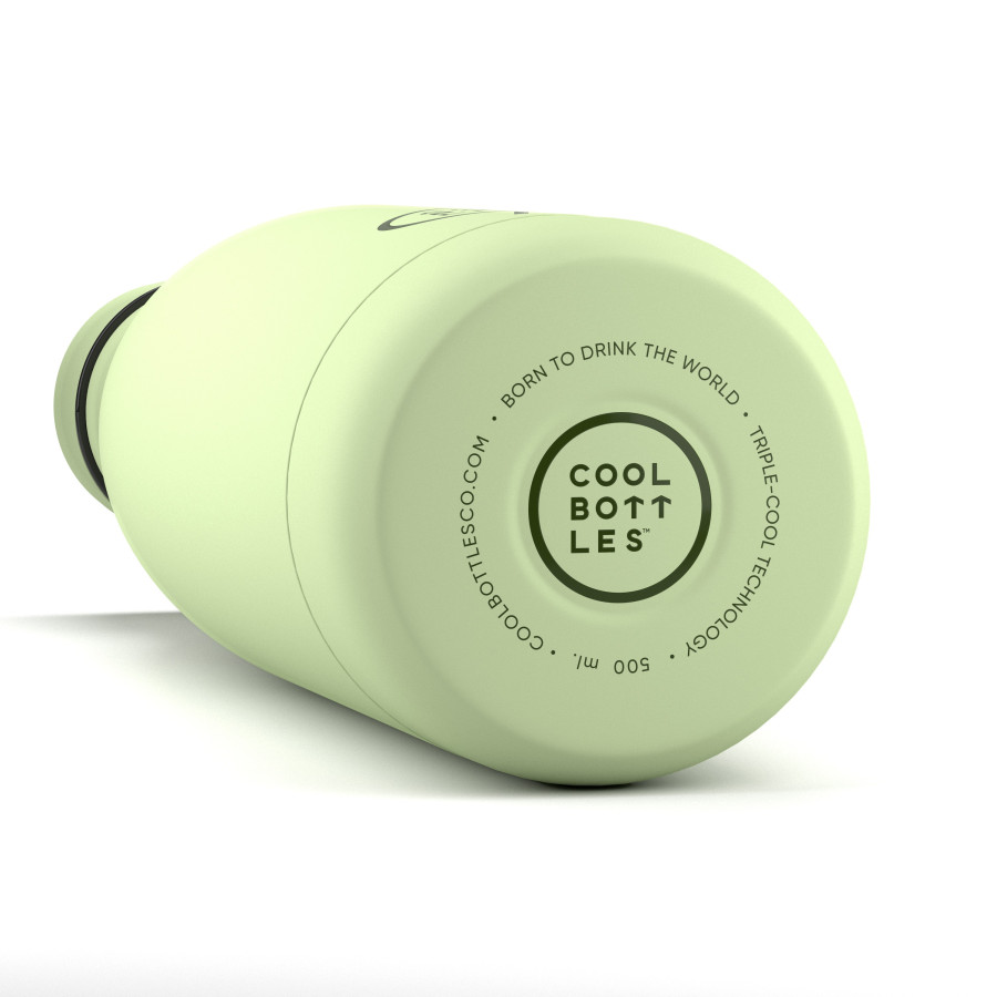 Botella de acero inoxidable COOL BOTTLES 500 ml Pastel Green - Imagen 3