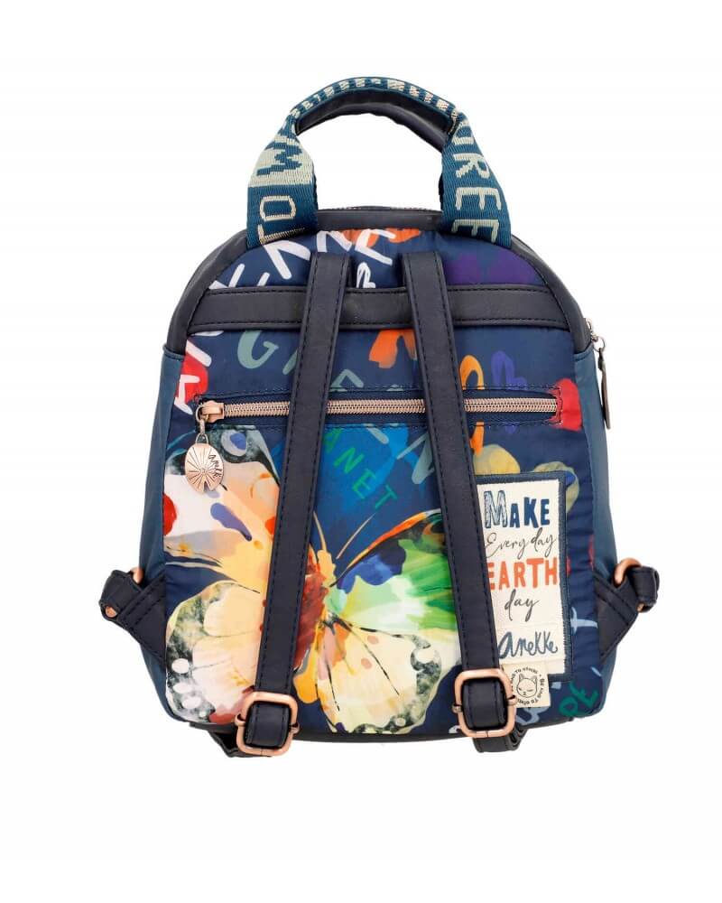 Bolso bandolera Anekke Nature Pachamama 170 Azul marino - Mochilas y Bolsos