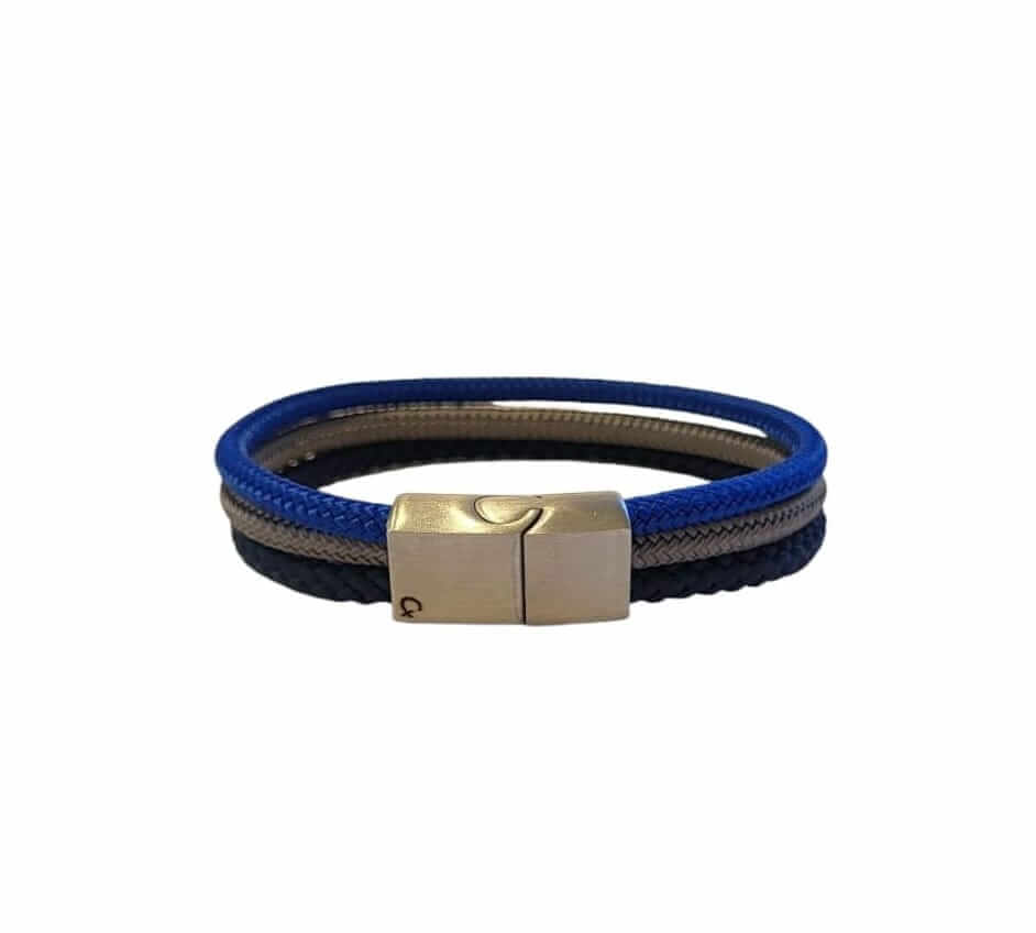 Pulsera de piel y cuerda náutica CX HANDMADE Triple L Natura - Imagen 10