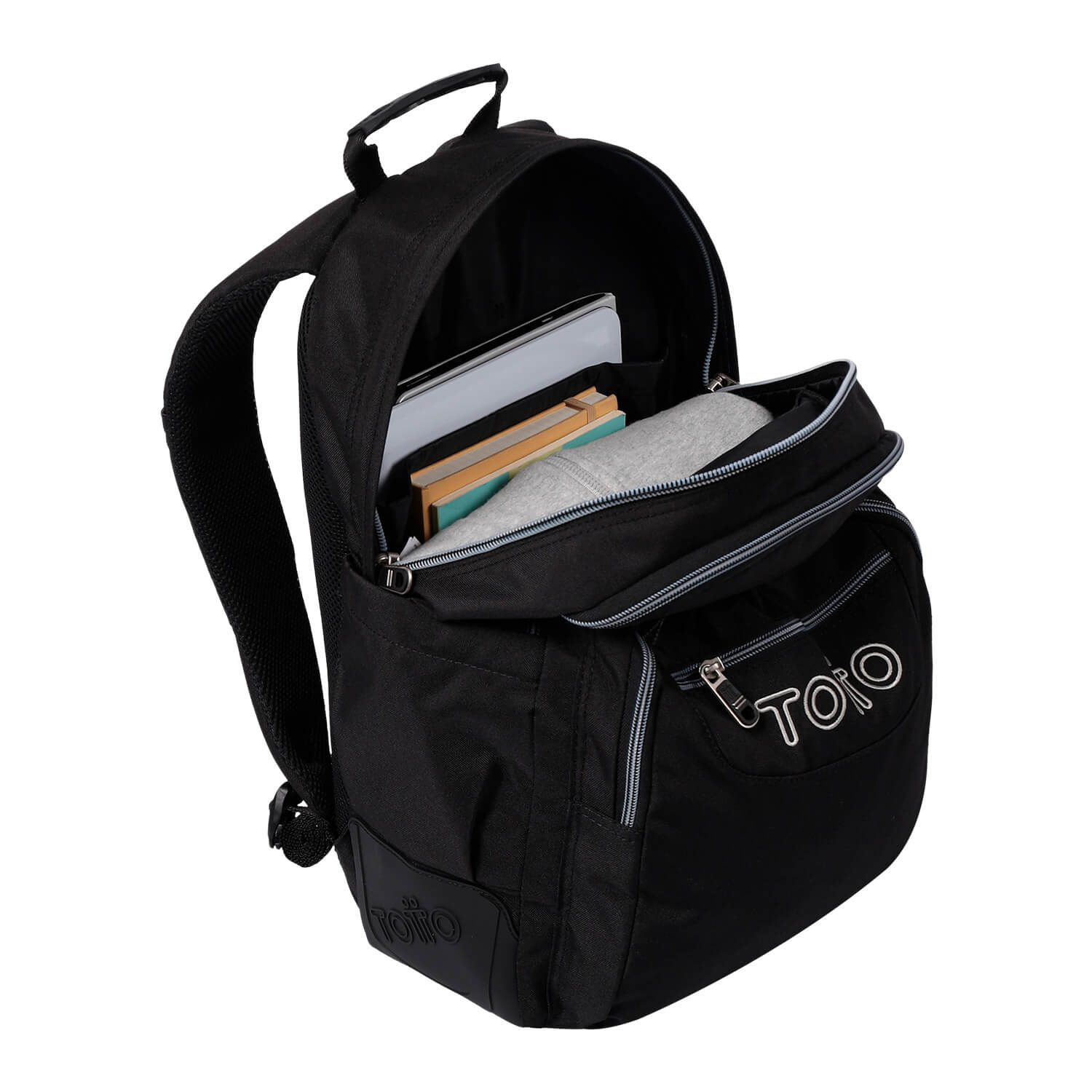 Mochila escolar Totto RAYOL N01 Negro - Imagen 4