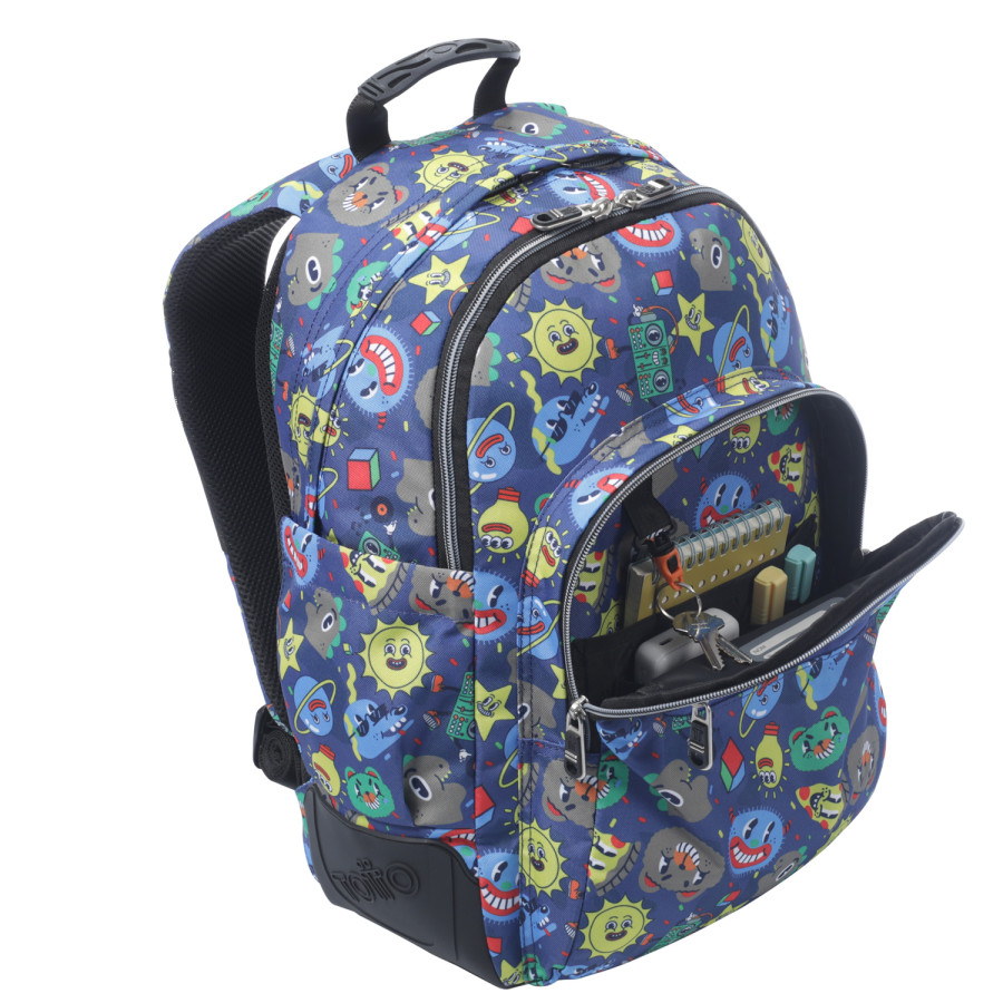 Mochila escolar Totto RAYOL 8JZ Azul - Imagen 4