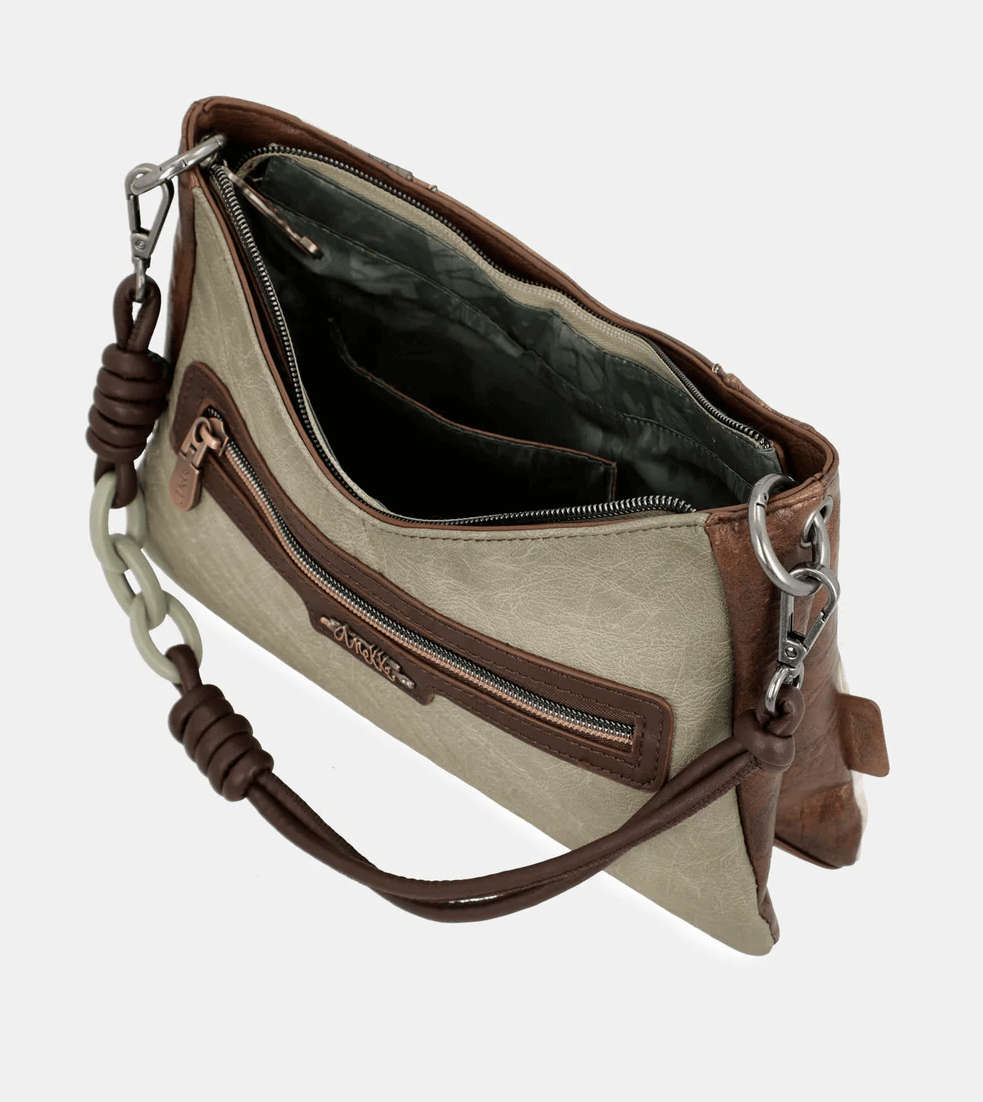Bolso de hombro y bandolera Anekke Outer 291 Marrón - Imagen 4