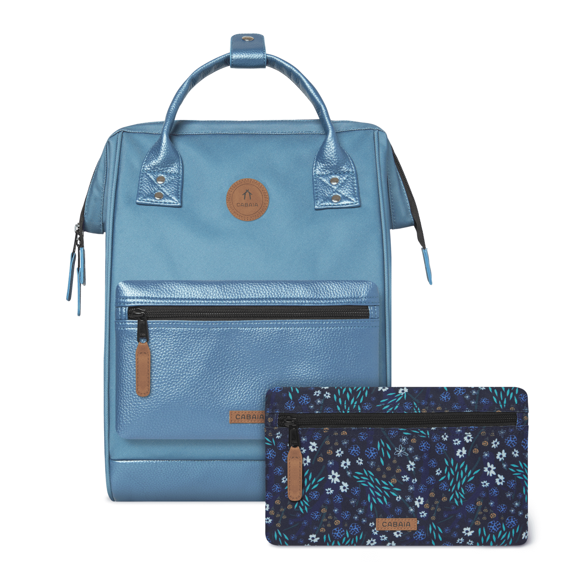 Mochila con bolsillo intercambiable CABAIA Adventurer M Bourgas Azul - Imagen 3