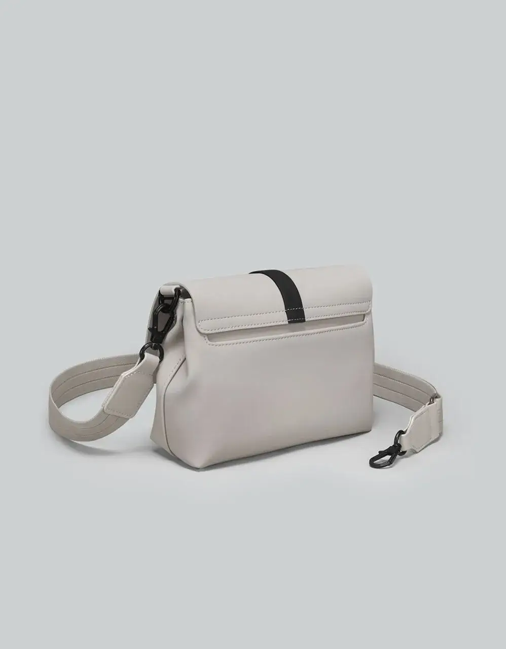 Bolso bandolera GASTON LUGA Spläsh Crossbody Taupe - Imagen 3