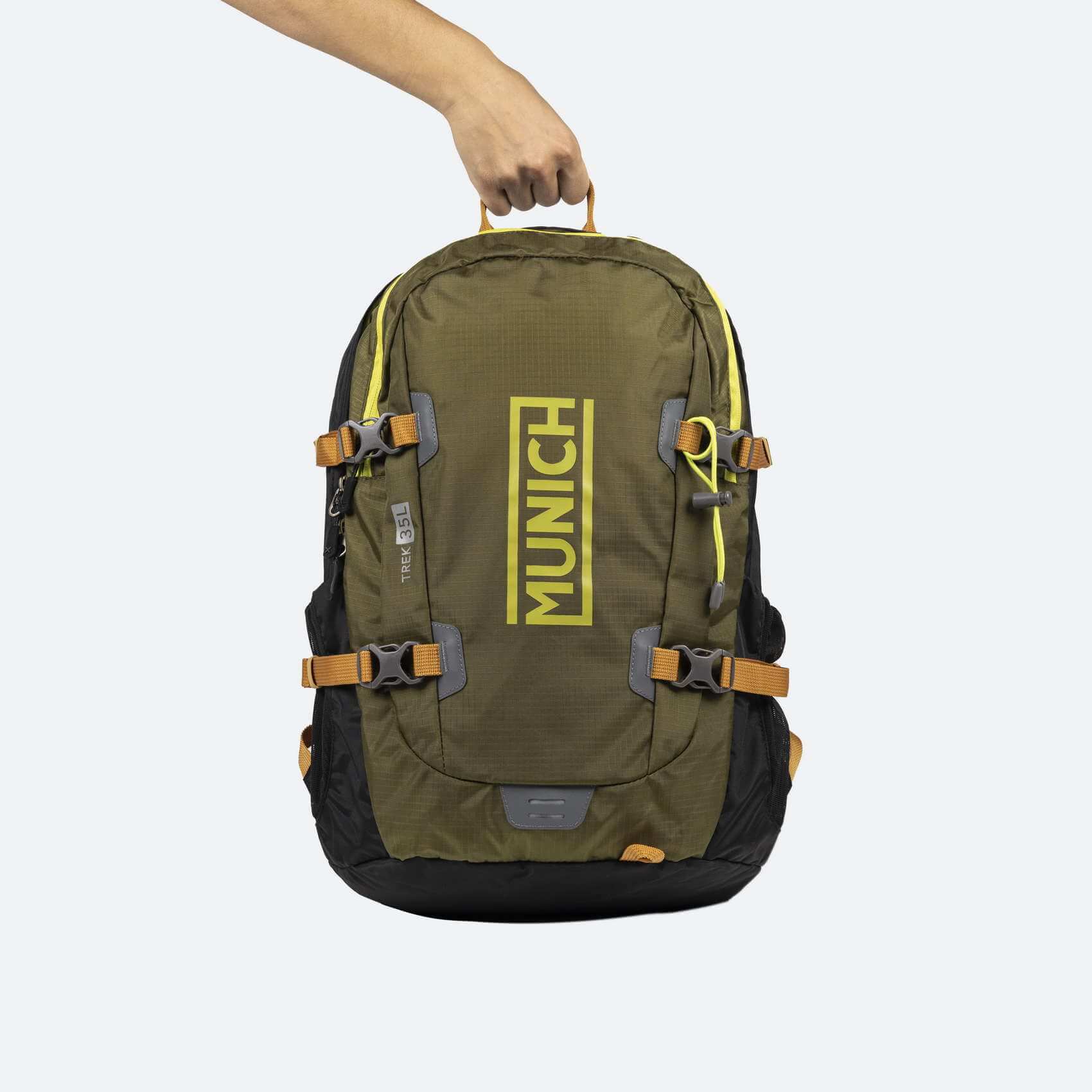 Mochila deportiva 35L MUNICH Trek Kaki - Imagen 5