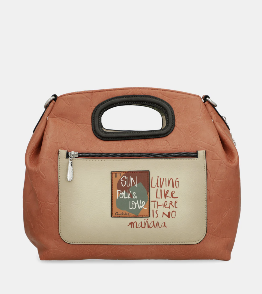 Bolso de mano y bandolera triple compartimento Anekke Alma 307 Multicolor - Imagen 2