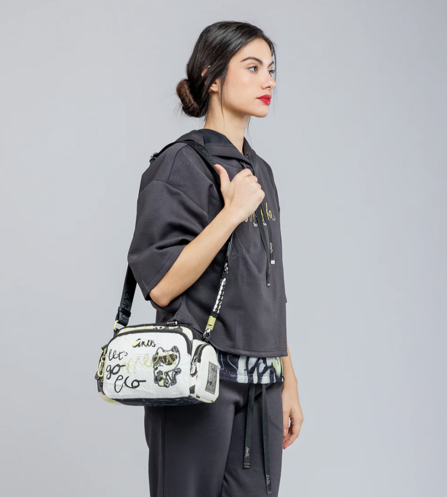 Bolso bandolera Anekke Memories 213 Blanco - Imagen 5