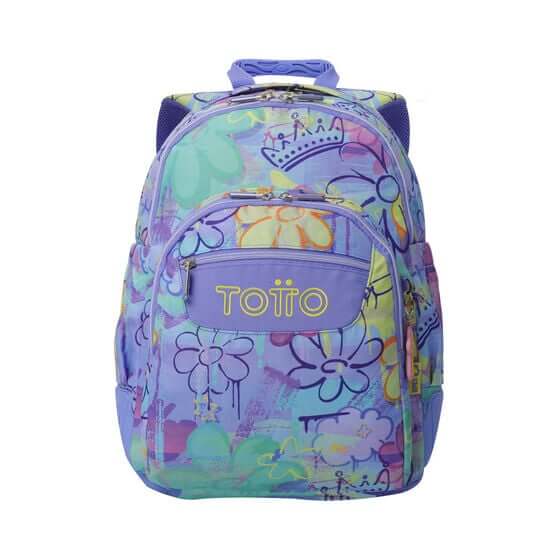 Mochila escolar Totto RAYOL Grafily Lila
