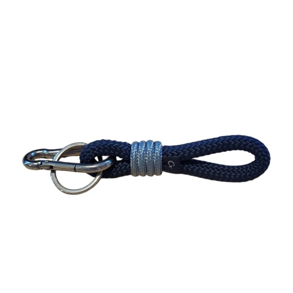Llavero porta llaves de cuerda náutica CX HANDMADE Nautical Key S Marino/Turquesa