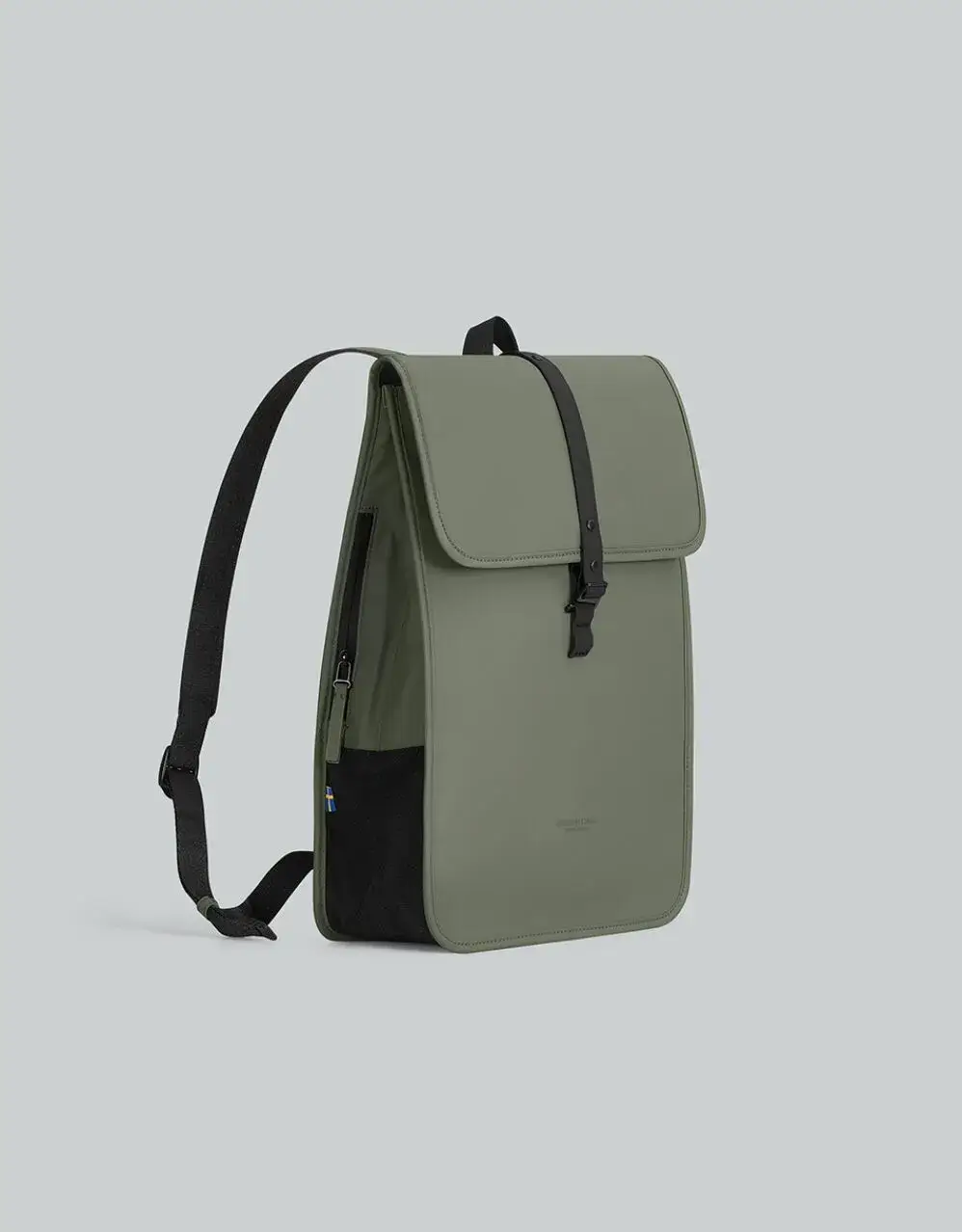 Mochila impermeable portátil 13" GASTON LUGA Däsh Olive - Imagen 2