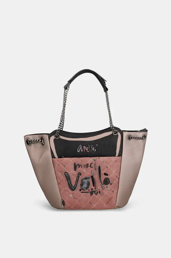 Bolso Tote grande asas de hombro ANEKKE Parisian