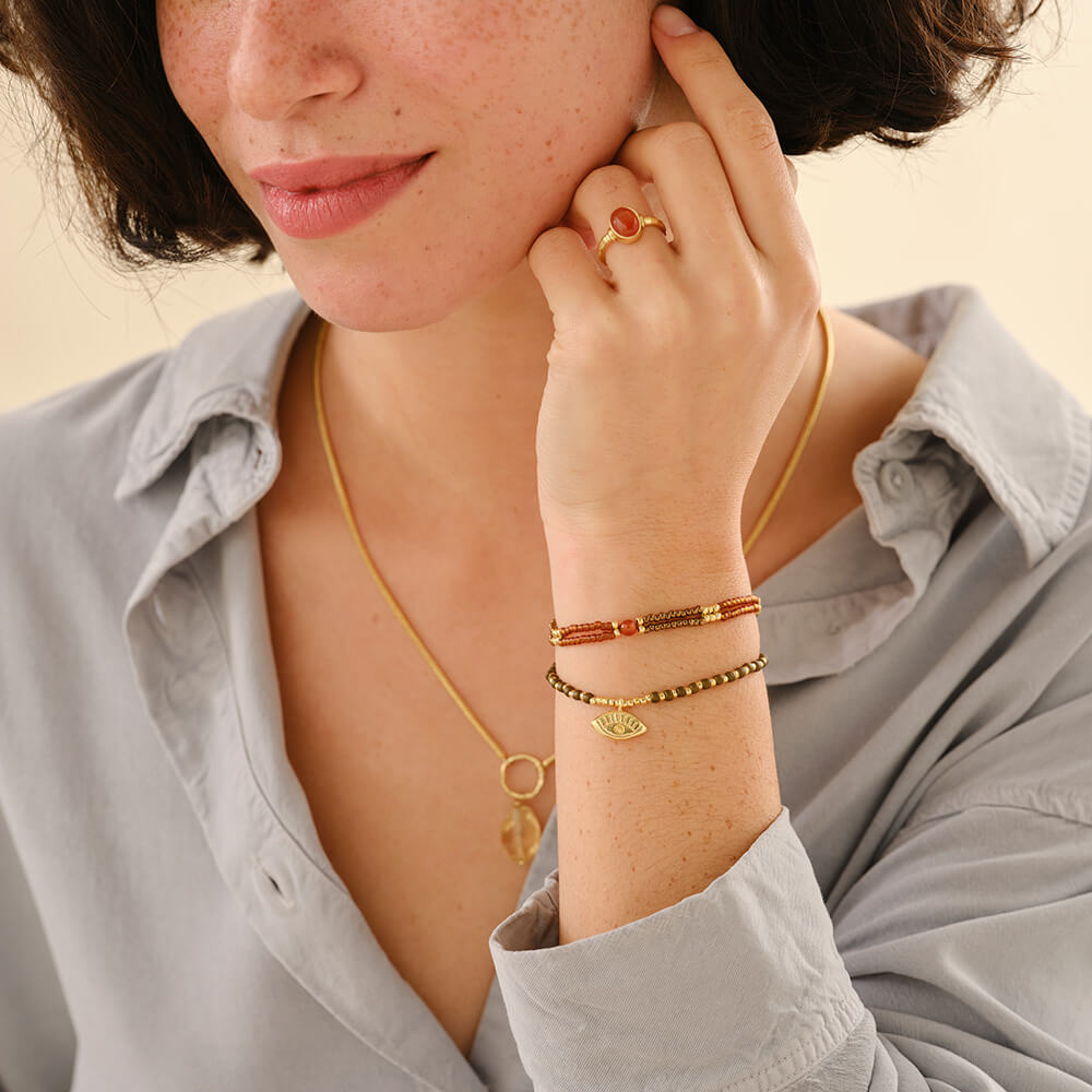 Pulsera Compassionate "a Beautiful Story" Carnelian - Imagen 3