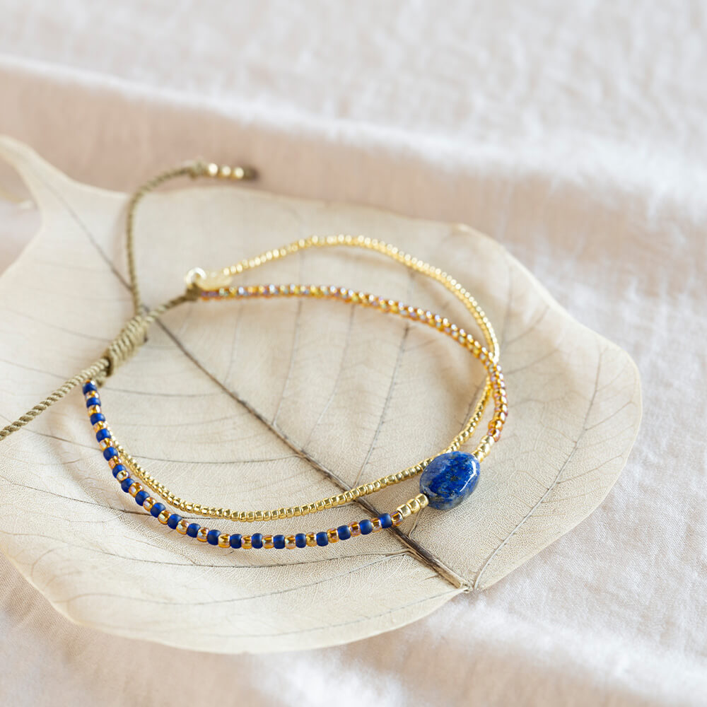 Pulsera Soothing "a Beautiful Story" Lapis Lazuli