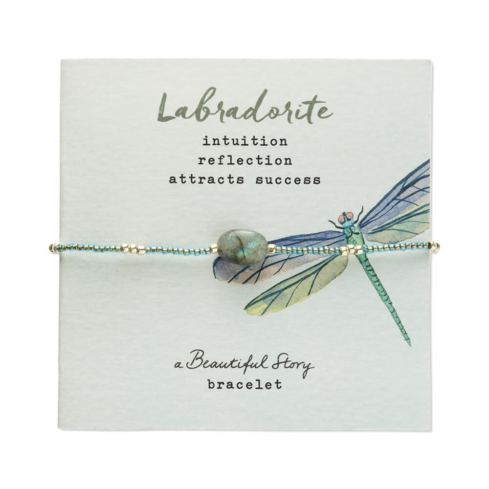 Pulsera Wanting "a Beautiful Story" Labradorite Silver