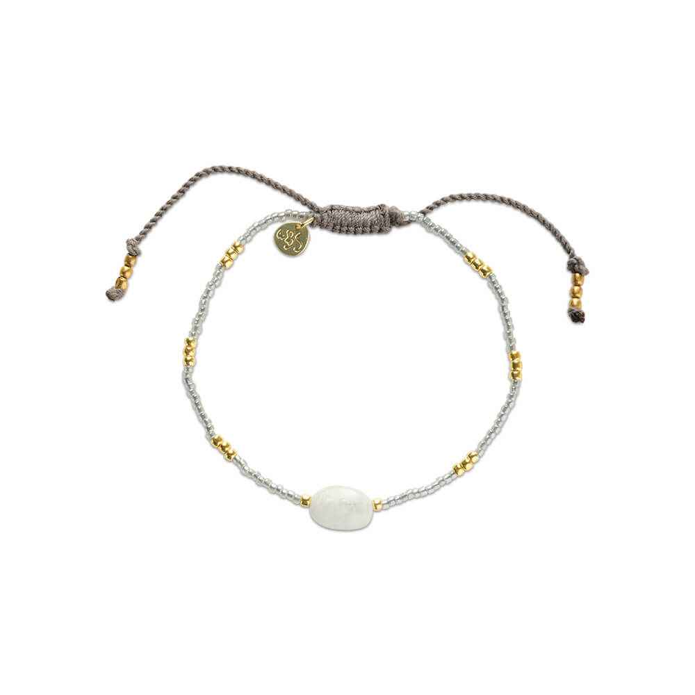 Pulsera Wanting "a Beautiful Story" Moonstone Gold - Imagen 2