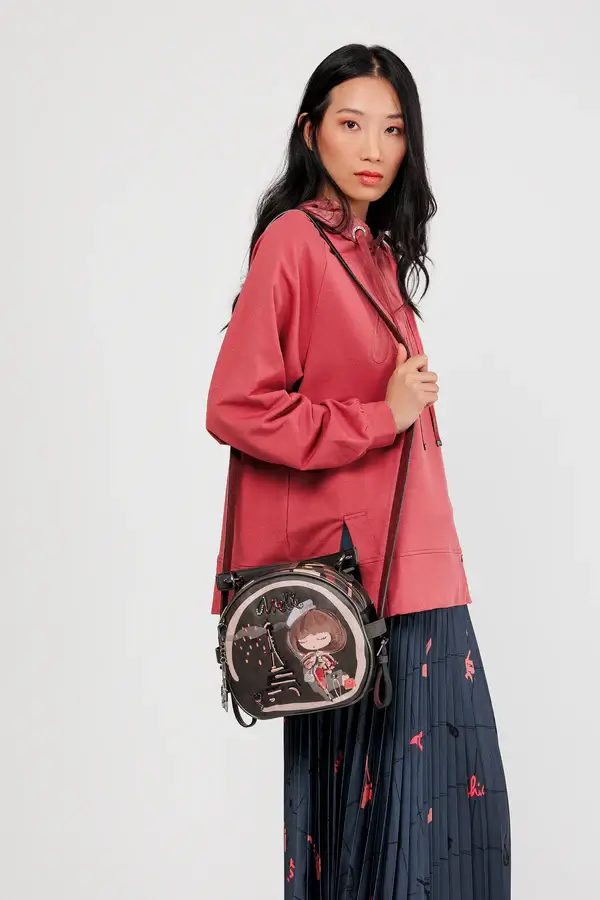 Bolso de mano y bandolera redonda ANEKKE Mademoiselle - Imagen 8