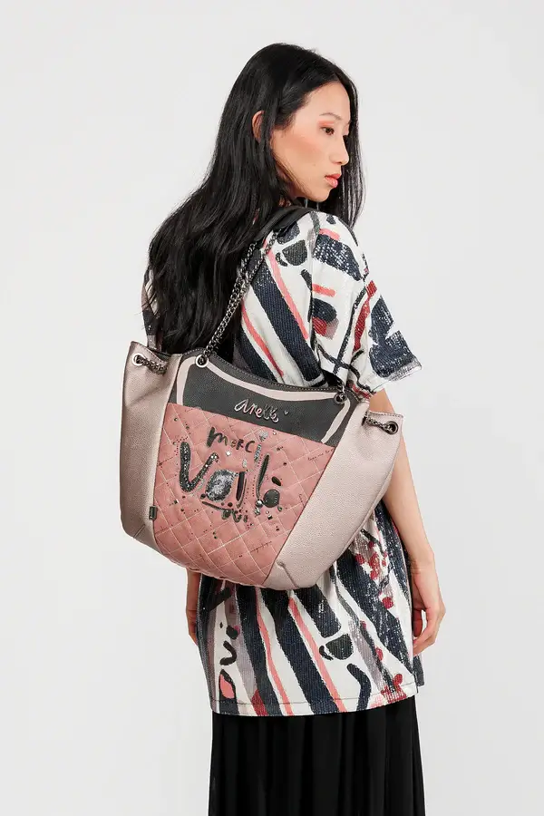 Bolso Tote grande asas de hombro ANEKKE Parisian - Imagen 8