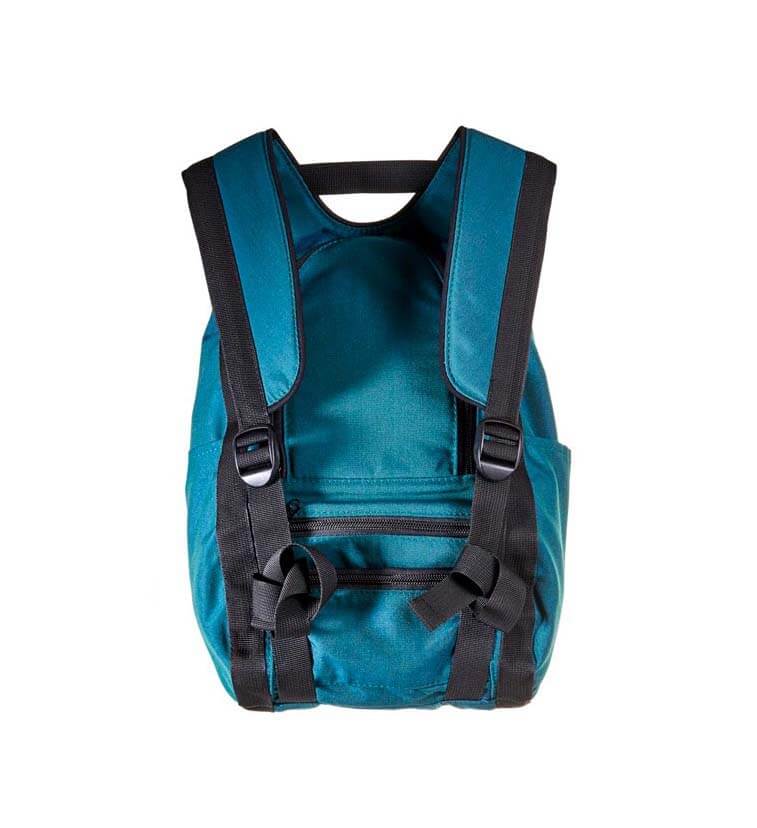 Mochila antirrobo URBANAUTA U1 Mini Verde Azulado - Imagen 2