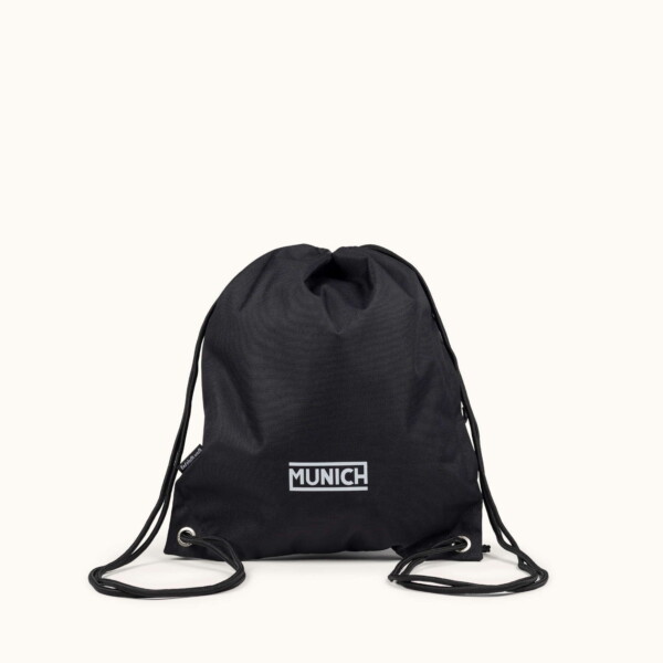Mochila de cuerdas MUNICH Recycled Negro