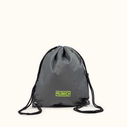 Mochila de cuerdas MUNICH Recycled Gris