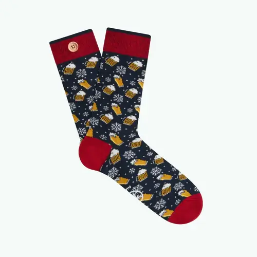 Calcetines Happy CABAIA Tom et Yoann 41-46 Azul marino