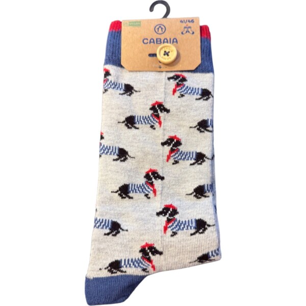 Calcetines Happy CABAIA Gaspard et Henry 41-46 Gris