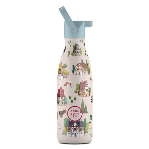 Botella de agua de acero inoxidable Kids COOL BOTTLES 350 ml Tudor Village