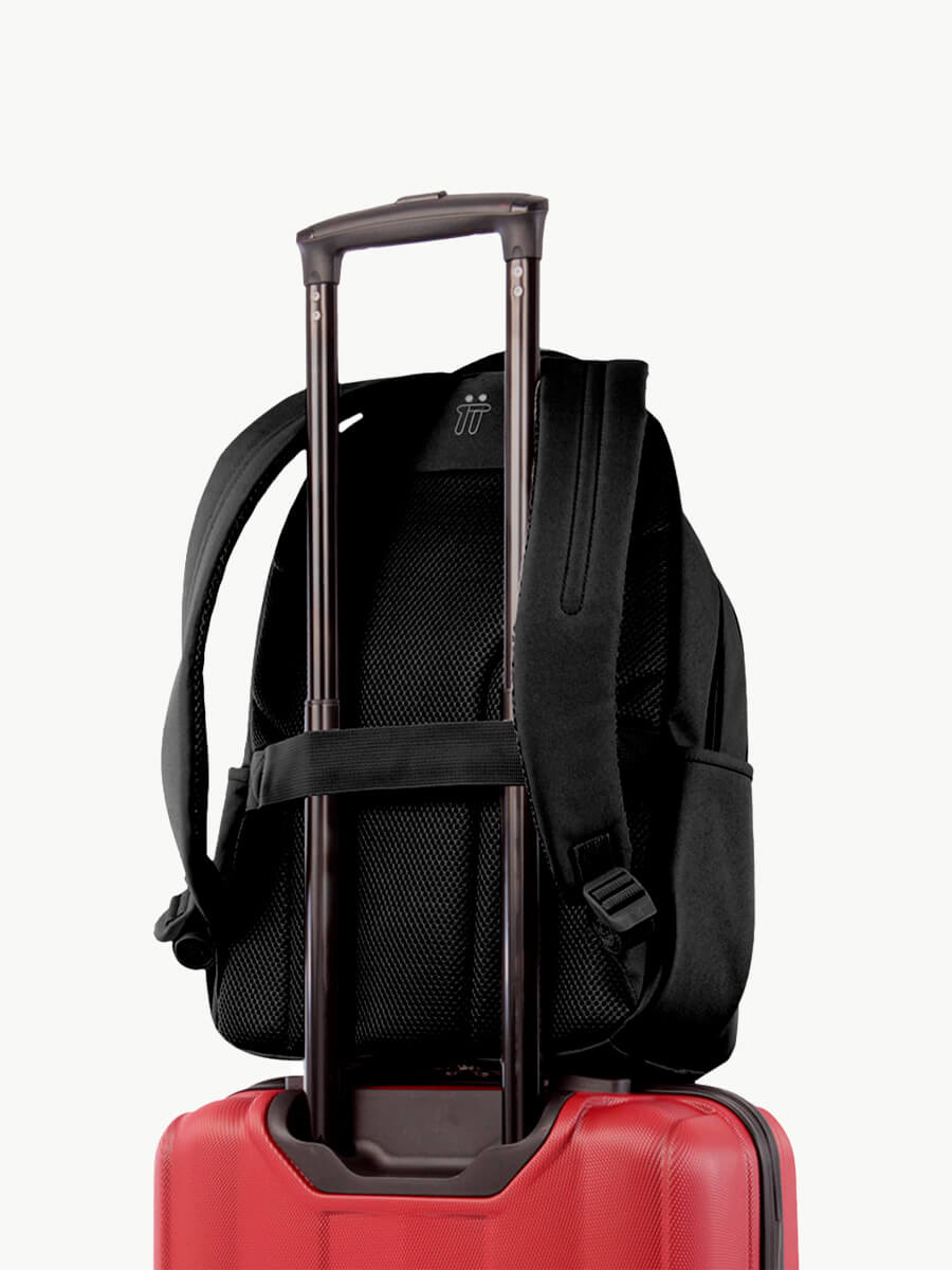 Mochila casual para portátil 14" TOTTO Wivetto Negro - Imagen 6