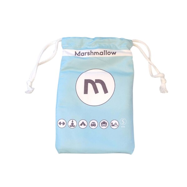 Toalla de gimnasio de microfibra S 40x80 cm MARSHMALLOW Celeste