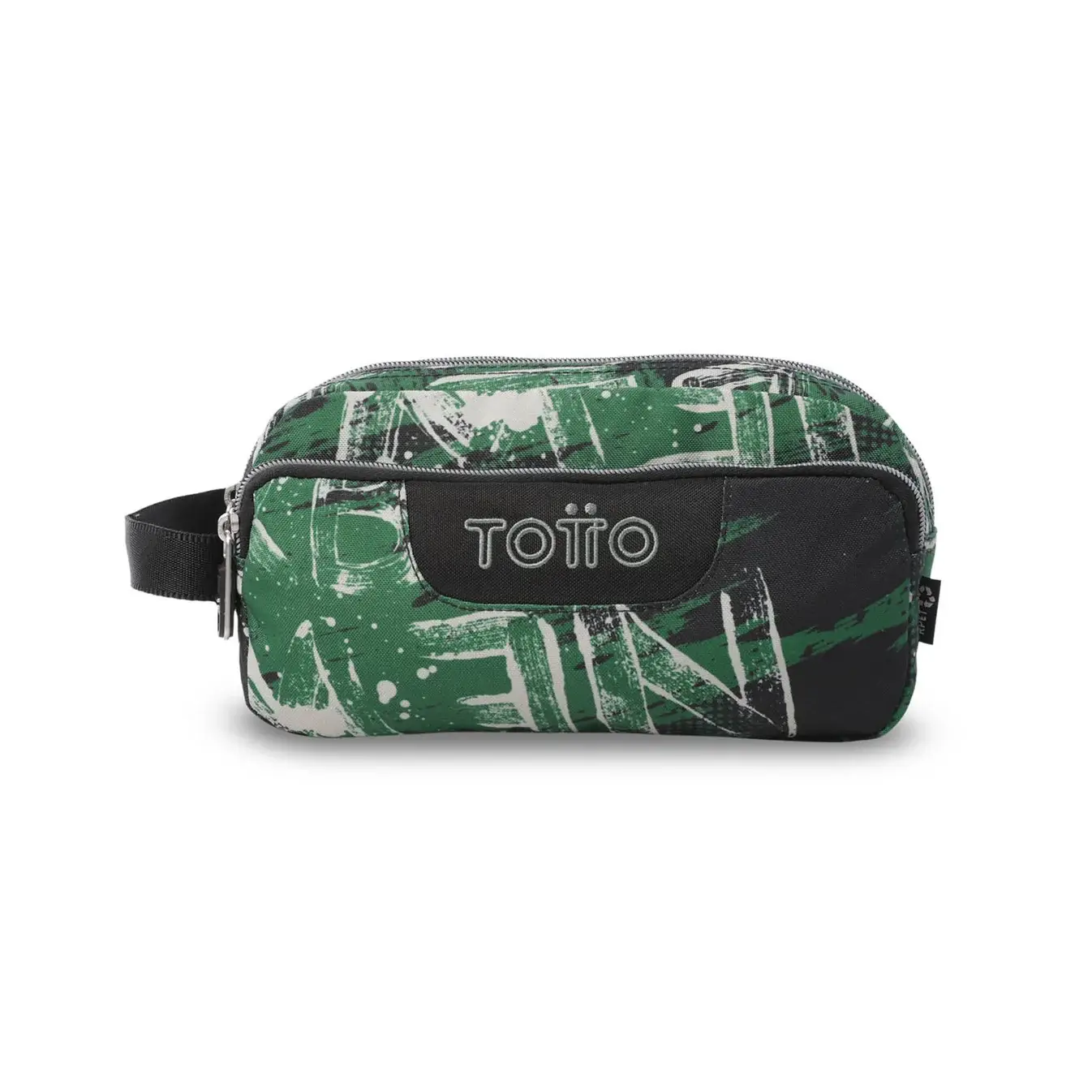 Estuche triple compartimento TOTTO Agapec 8VY verde