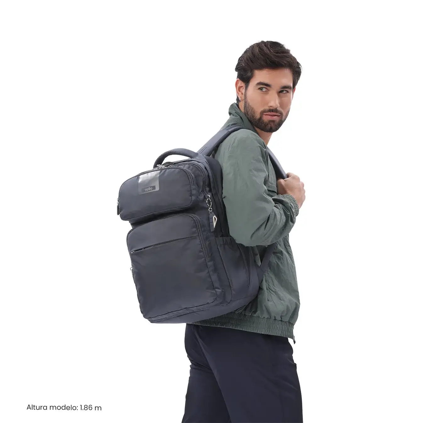 Mochila casual para portátil 16" TOTTO Suspensión 2.0 Marino - Imagen 6