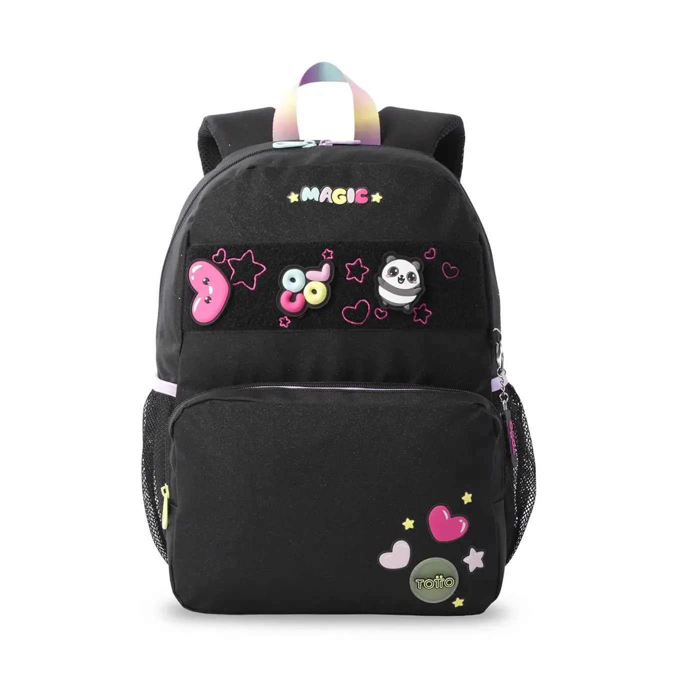 Mochila infantil TOTTO GLOWING BLACK M negro