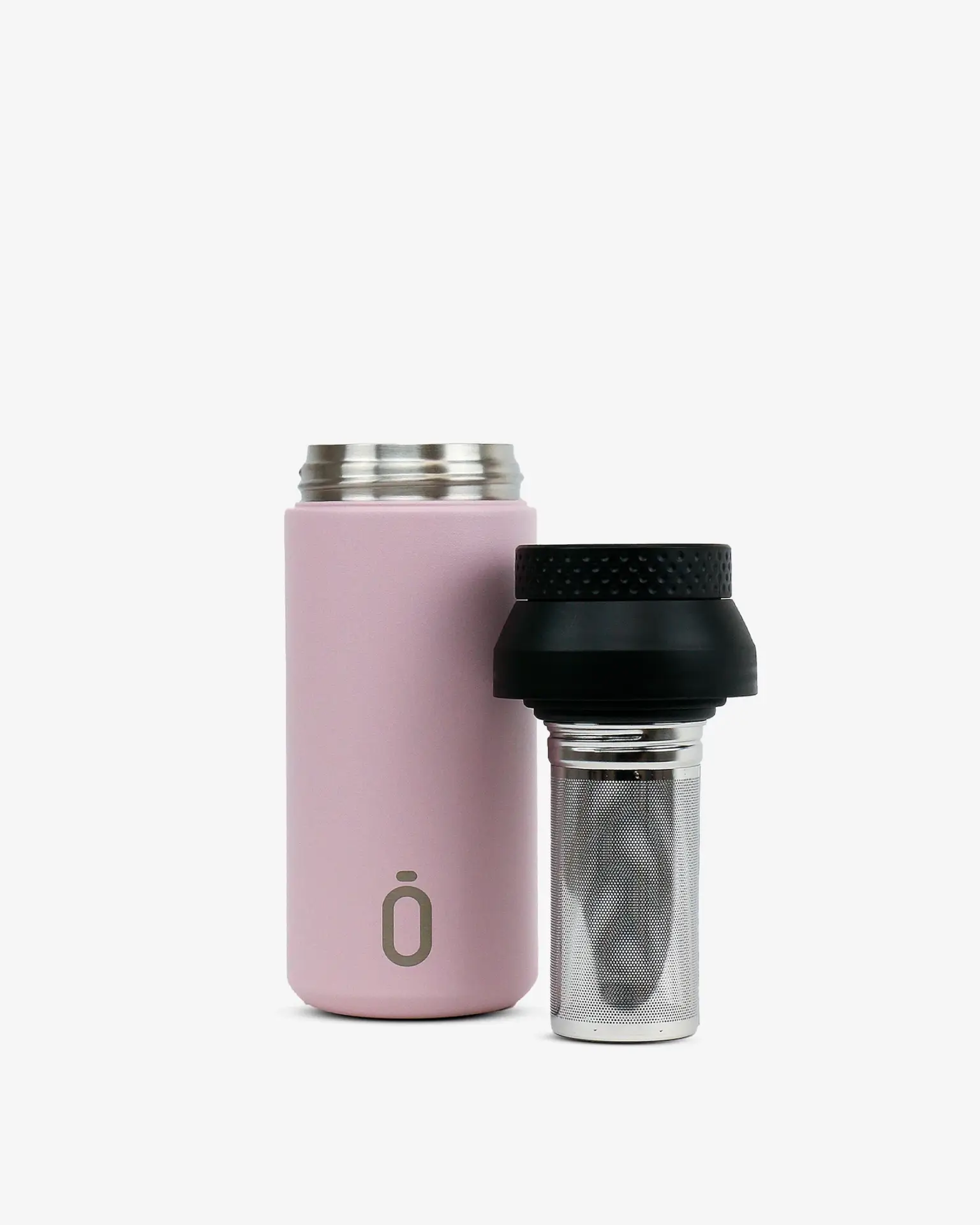 Vaso termo de acero con recubrimiento cerámico y con Infusor RUNBOTT Mii 350 ml Powder Pink - Imagen 5
