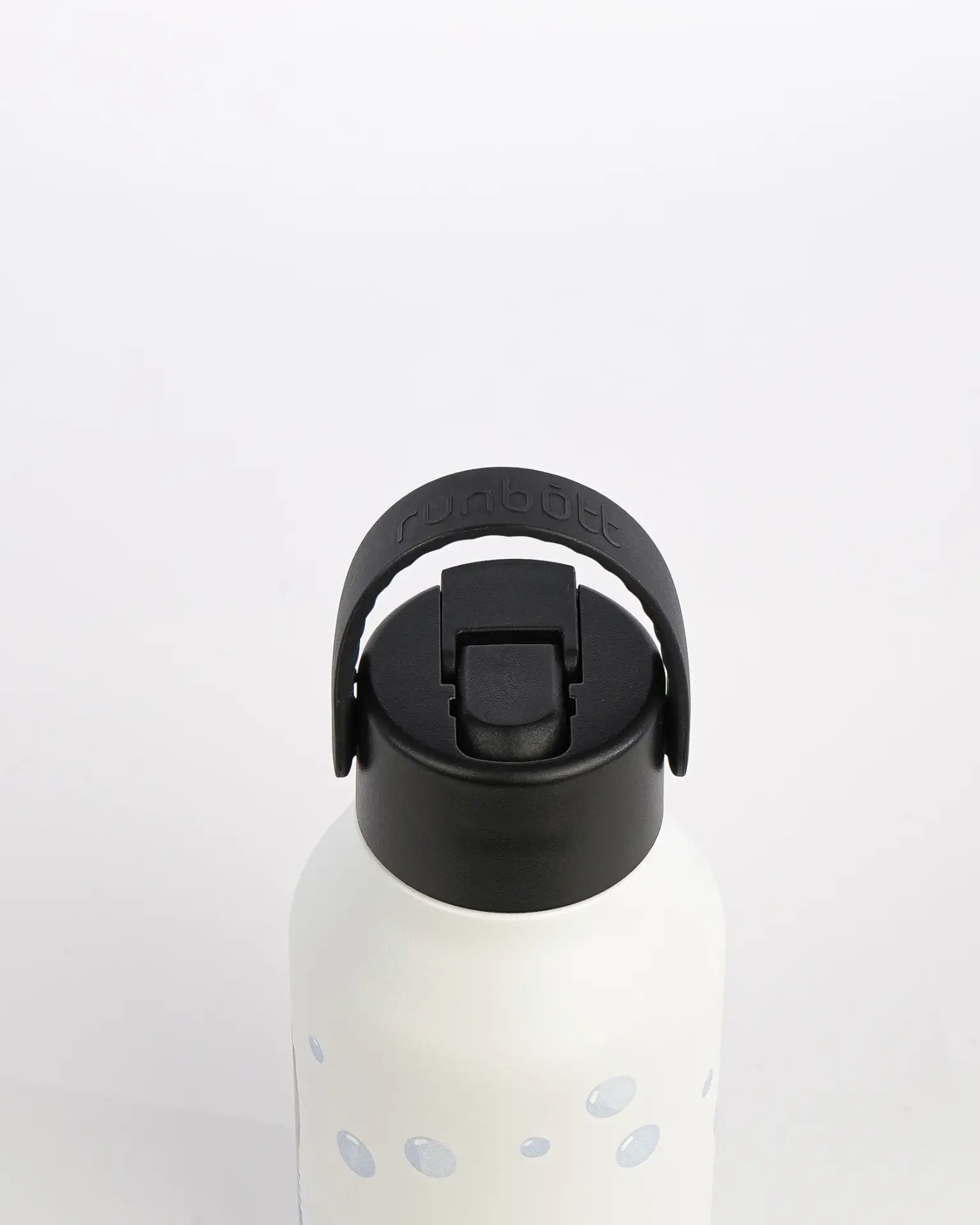 Botella termo de acero con recubrimiento cerámico RUNBOTT Mii Marta Munté 350 ml LOVELY CAT BUBBLES Blanco - Imagen 4