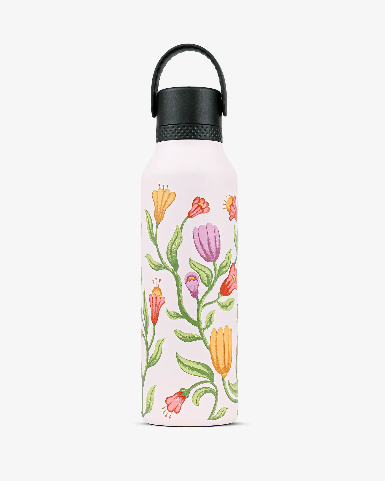 Botella termo de acero con recubrimiento cerámico RUNBOTT Mii 600 ml Linn Warme Tulip Bubblegum - Imagen 8