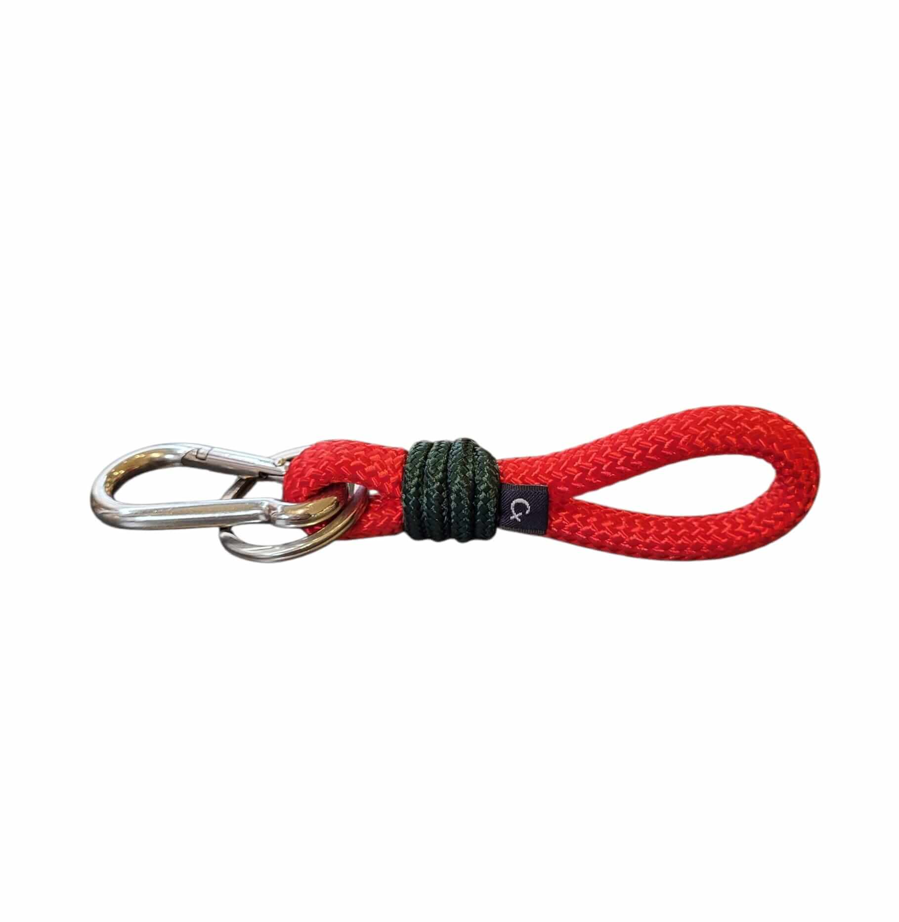 Llavero porta llaves de cuerda náutica CX HANDMADE Nautical Key S Rojo/Verde