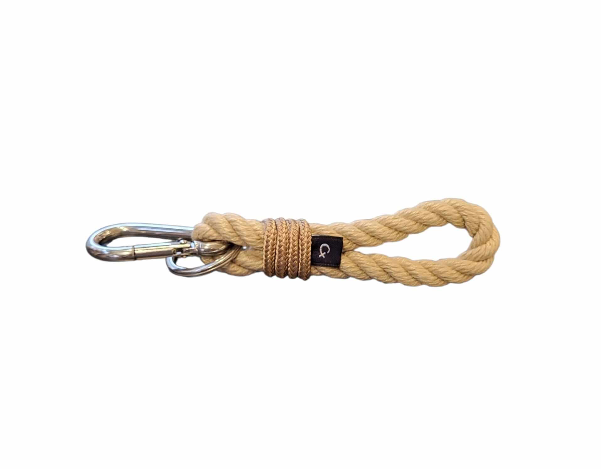 Llavero porta llaves de cuerda náutica CX HANDMADE Nautical Key S Beig/Marrón claro