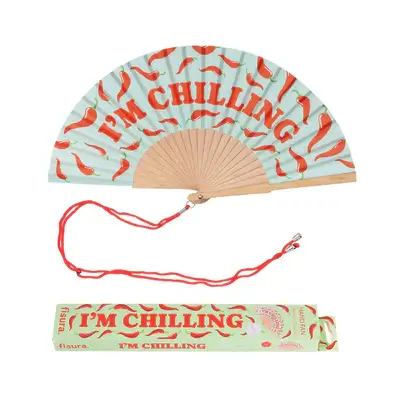 Abanico FISURA "I'm chilling" Menta