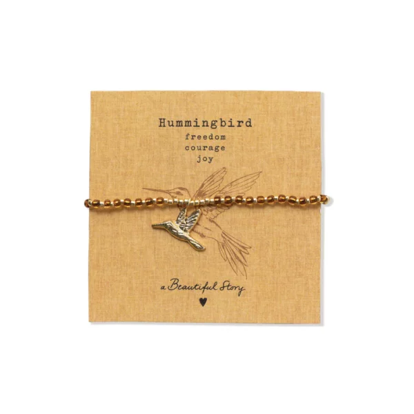 Pulsera Animal Icons Hummingbird "A BEATIFULL STORY" Citrine