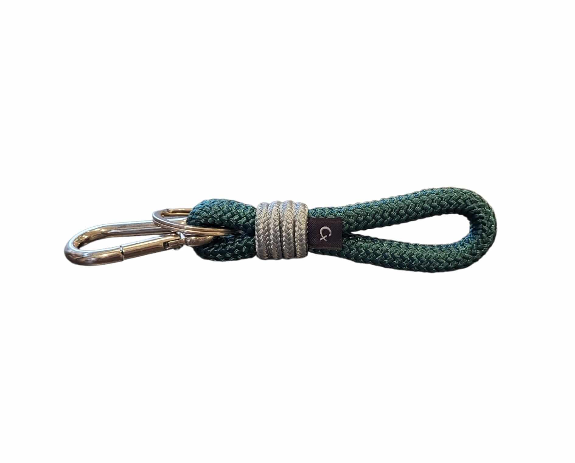 Llavero porta llaves de cuerda náutica CX HANDMADE Nautical Key S Verde/Turquesa