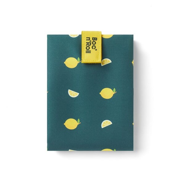 Bolsa porta bocadillos infantil eco-friendly Boc'n'Roll by ROLL'EAT Limones