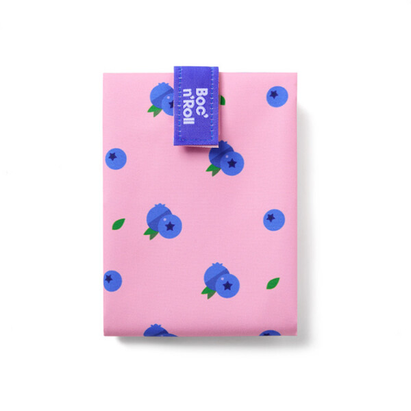 Bolsa porta bocadillos infantil eco-friendly Boc'n'Roll by ROLL'EAT Arándanos