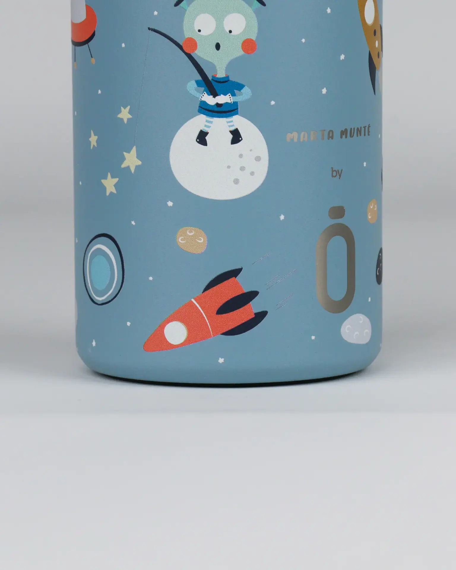 Botella termo de acero con recubrimiento cerámico RUNBOTT Mii Marta Munté 350 ml Cosmic - Imagen 8