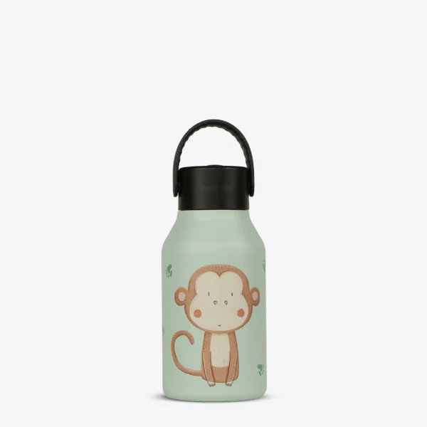 Botella termo de acero con recubrimiento cerámico RUNBOTT Mii Marta Munté 350 ml Monkey