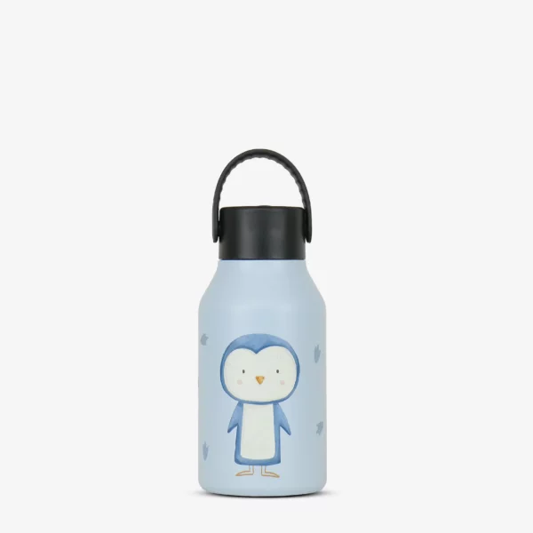 Botella termo de acero con recubrimiento cerámico RUNBOTT Mii Marta Munté 350 ml Penguin